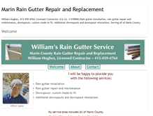 Tablet Screenshot of marin-rain-gutter-repair-replacement.com